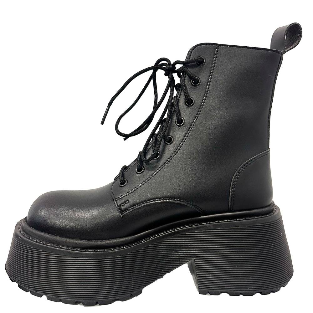 Altercore - Milo Vegan Schnürstiefel - Schwarz